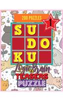 200 Sudoku Logic & Brain Teasers Puzzles