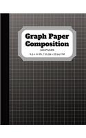 Graph Paper Composition: Notebook Graph paper pages and White Paper - 5x5 Composition Notebook - Quad Ruled - 5 squares per inch - 100 pages - 8.5 x 11 in(1 Graph Notebook 8.5 X 11)