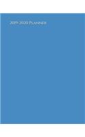 2019-2020 Planner: Minimalist Blue 2019 and 2020 Weekly and Monthly Organizer(1 2019-2020 Weekly and Monthly Planners)