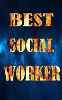 Best Social Worker: Social worker Notebook Gift size 6x9