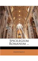 Spicilegium Romanum ...