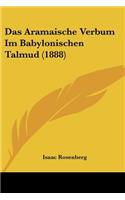 Aramaische Verbum Im Babylonischen Talmud (1888)