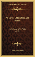 An Expose Of Falsehood And Slander
