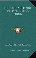 Histoire Militaire Du Piemont V5 (1818)