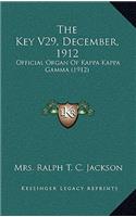 Key V29, December, 1912