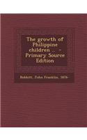 Growth of Philippine Children ..