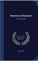 Decision of Character