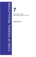 Cfr 7, Parts 1950 to 1999, Agriculture, January 01, 2016 (Volume 14 of 15)