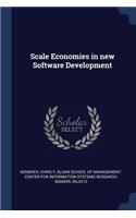 Scale Economies in new Software Development