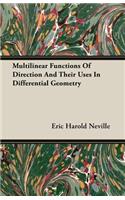 Multilinear Functions of Direction and Their Uses in Differential Geometry