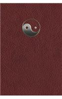 Monogram Taoism Notebook: (49 Monogram Red 150 Lined)