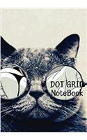Hip Cat Dot Grid Notebook
