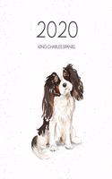 2020 King Charles Spaniel: Dated Weekly Planner With To Do Notes & Dog Quotes - Tri Colour King Charles Spaniel