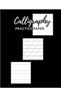 Calligraphy Practice Paper: Nifty Calligraphy Slant Angle Lined Guide, Alphabet Practice & Dot Grid Paper Practice Sheets for Beginners, Hand Lettering Workbook For Lettering A