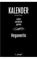 Kalender für Veganer / Veganerin: Immerwährender Kalender / 365 Tage Tagebuch / Journal [3 Tage pro Seite] für Notizen, Planung / Planungen / Planer, Erinnerungen, Sprüche