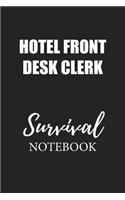 Hotel Front Desk Clerk Survival Notebook