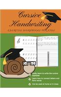 Cursive Handwriting Workbook For Kids Beginners
