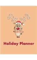 Holiday Planner: Your Ultimate Organizer for Planning a Stress-Free Festive Season including blank Checklists, Gift Budget Trackers, Meal Planners, Christmas Card Li