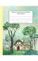Primary Composition Notebook Story Journal: Educational Writing and Drawing Handwriting Activity Workbook
