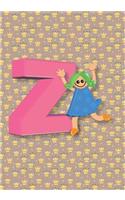Z Notebook: Back to School Notebooks, Soft Paperback, Cute College Ruled Notebook - Journal or Diary Notebook for Girls