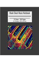 Blank Sheet Music Notebook