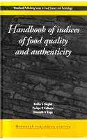 Handbook of Indices of Food Quality and Authenticity