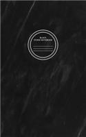 Black Stone Notebook: Chic Marble Design Notebook, Marble Notebook Lined, Diary, Journal, Soft Cover Notebook