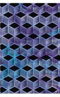Bullet Journal Notebook Cubes Pattern 4