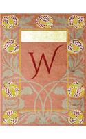 Monogram "W" Sketchbook