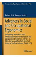 Advances in Social and Occupational Ergonomics