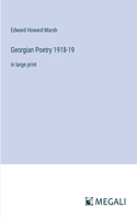 Georgian Poetry 1918-19