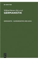 Germanistik - Namenregister (1995-2004)