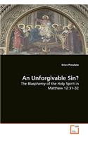 Unforgivable Sin?