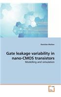 Gate leakage variability in nano-CMOS transistors