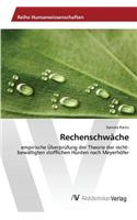 Rechenschwäche