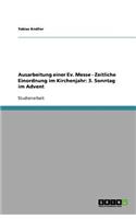 Ausarbeitung einer Ev. Messe - Zeitliche Einordnung im Kirchenjahr
