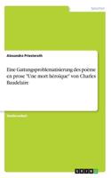 Eine Gattungsproblematisierung des poème en prose 