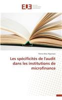 Les Spécificités de l'Audit Dans Les Institutions de Microfinance
