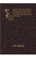 Report on the Pre-Silurian Huronian and Cambrian, or Primordial Silurian Rocks of Southern New Brunswick, 1877-1878