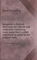 Lempriere's classical dictionary for schools and academies