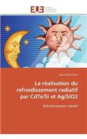 La réalisation du refroidissement radiatif par cdte/si et ag/sio2