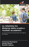 relazione tra distanza dalla scuola e risultati accademici