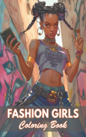 Fashion Girls Coloring Book