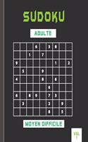 sudoku adulte moyen difficile vol 1