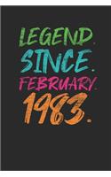 Legend Since February 1983