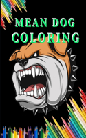 Mean Dog Coloring