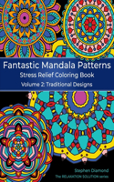 Fantastic Mandala Patterns Stress Relief Coloring Book