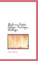 A Tudes Sur Aristote: Politique, Dialectique, Rhactorique