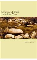 Sometimes I Think I Am Like Water