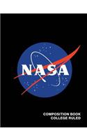 NASA Composition Book College Ruled